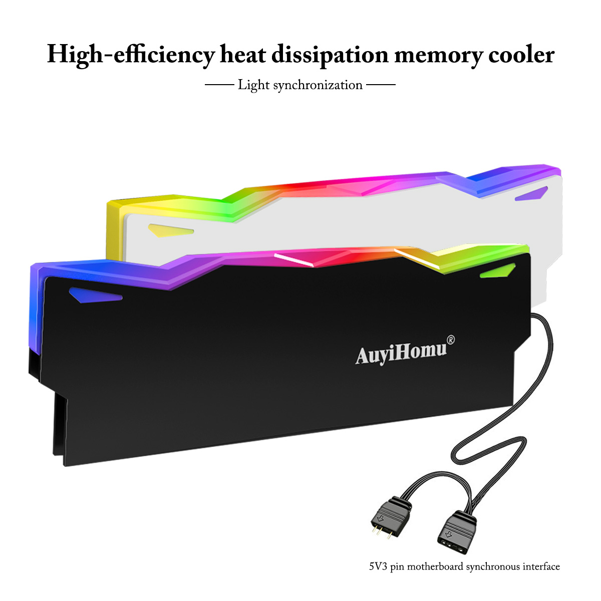 Ddr5 Rgb Ram - AuyiHomu RGB Soğutucu, 5V 3Pin ARGB