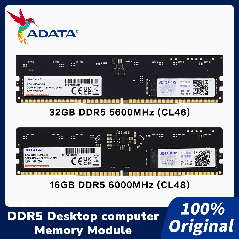 Ddr5 16Gb 6000Mhz - ADATA DDR5 U-DIMM Bellek Modülü On-die