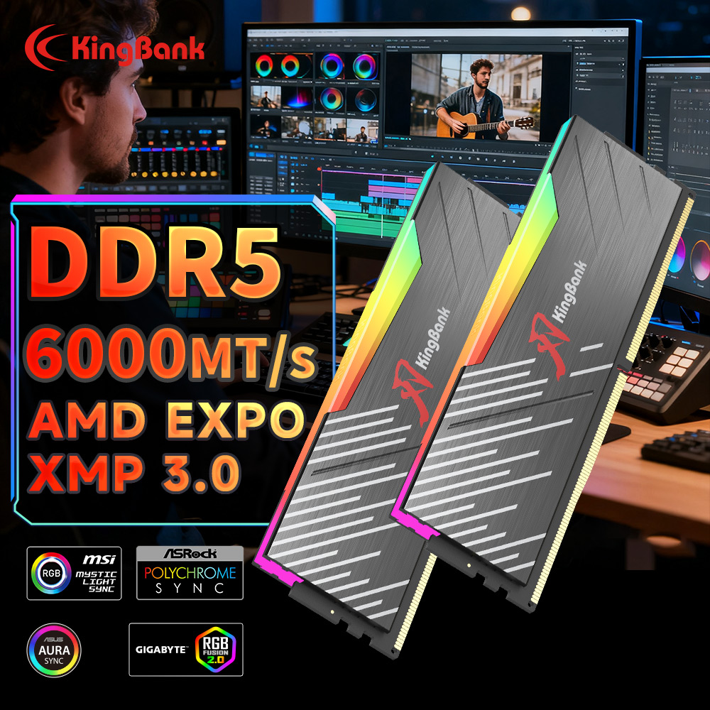 KingBank KRRB DDR5 RGB 16GB /1 - Ddr5 16Gb 6000Mhz incelemesi ve fiyatı