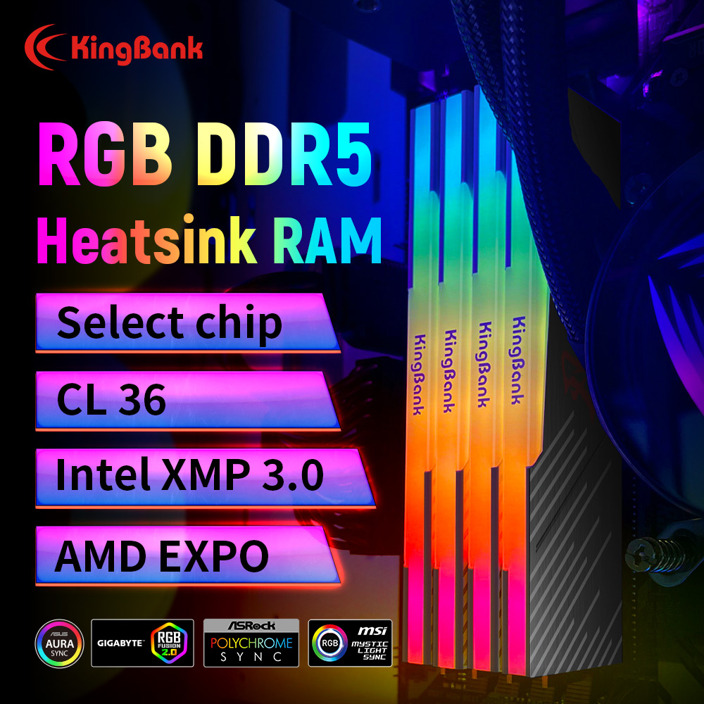 KingBank KRRB DDR5 RGB 16GB /1 - Ddr5 16Gb 6000Mhz incelemesi ve fiyatı